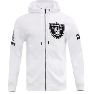 Men's Las Vegas Raiders Chenille Zip Up Hoodie